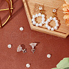Beebeecraft 8Pcs 925 Sterling Silver Ear Nuts STER-BBC0007-46-4