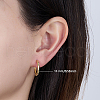 925 Sterling Silver Huggie Hoop Earrings PN7654-2-3