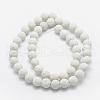 Natural Lava Rock Beads Strands G-F531-6mm-G17-1