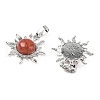 Natural & Synthetic Mixed Stone Pendants G-F786-08P-3