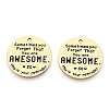 201 Stainless Steel Pendants STAS-T064-37G-8-2
