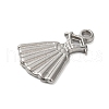Non-Tarnish 304 Stainless Steel Pendants STAS-N103-47P-2