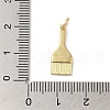 Rack Plating Brass & Cubic Zirconia Pendants KK-L216-059G-3