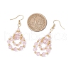304 Stainless Steel Dangle Earrings EJEW-JE06368-04-4