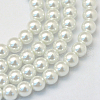 Baking Painted Glass Pearl Bead Strands X-HY-Q003-3mm-01-1
