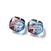 Baking Paint Transparent Glass Beads X1-DGLA-C004-02B-2