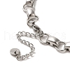 Handmade 304 Stainless Steel Necklaces NJEW-Q333-04P-3