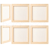 DIY Children Wood Decoration Clay Picture Frame WOOD-WH20008-07F-1