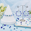 SUNNYCLUE Electroplate & Baking Painted Imitation Jade Glass Beads EGLA-SC0001-27B-4