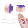  2 Rolls Special Coated Polyester Beading Threads OCOR-NB0002-06H-9