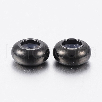 202 Stainless Steel Beads STAS-F148-8mm-07B-1