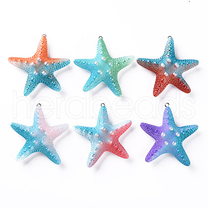 Resin Pendants RESI-Q211-002B-1