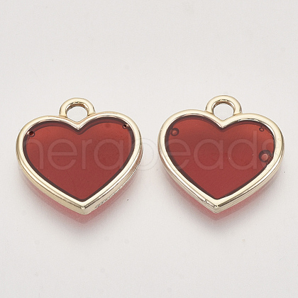 Epoxy Resin Pendants RESI-S386-003E-1