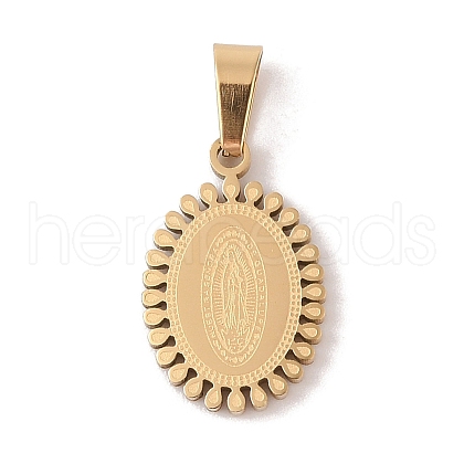 PVD Vacuum Plating 304 Stainless Steel Pendants STAS-M068-04G-1