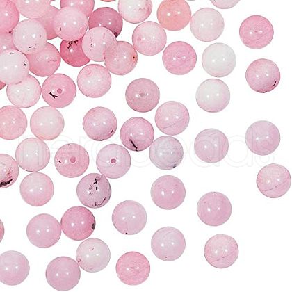 Olycraft Natural Cherry Blossom Jasper Beads Strands G-OC0001-01-1