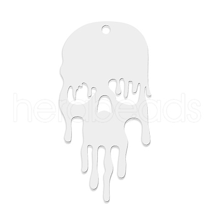 Non-Tarnish 201 Stainless Steel Pendants STAS-S105-LA809-1-1