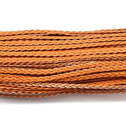 3-Ply PU Leather Braided Cord OCOR-Q059-01L-1