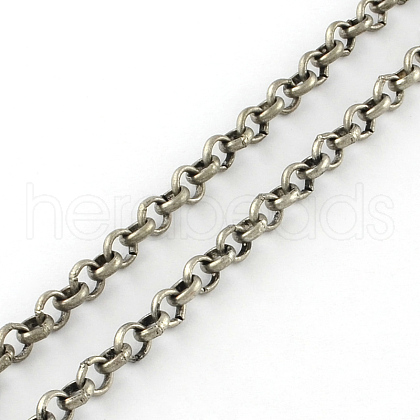 Iron Rolo Chains X-CH-J001-BL5.8-AS-1