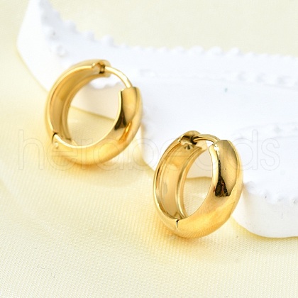 304 Stainless Steel Hoop Earrings EJEW-V005-02G-01-1
