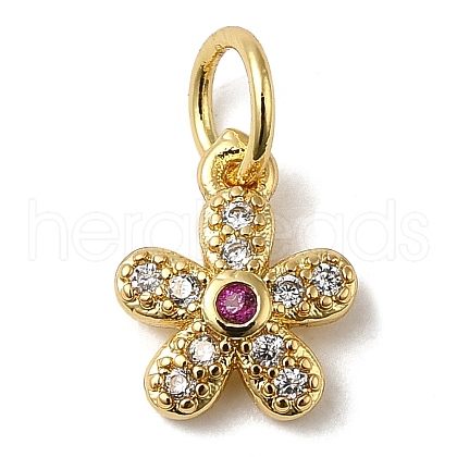 Rack Plating Brass Pendants KK-M271-07G-1