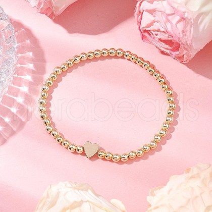 Electroplate Non-magnetic Synthetic Hematite Beaded Stretch Bracelets for Women BJEW-JB11504-04-1