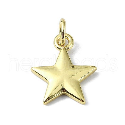 Brass Charms KK-H475-38G-04-1