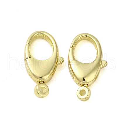 Brass Lobster Claw Clasps KK-B089-35G-1
