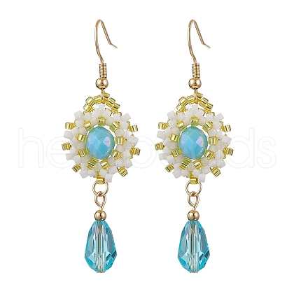 304 Stainless Steel Dangle Earrings EJEW-MZ00216-02-1