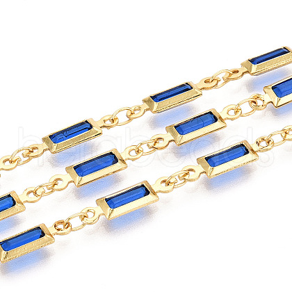 Brass Rectangle Link Chains CHC-N023-03D-G-1