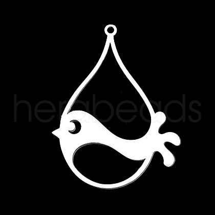 Non-Tarnish 201 Stainless Steel Pendants STAS-T056-LA706-1-1