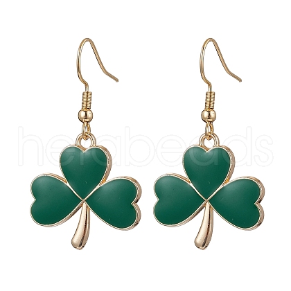Alloy Enamel Dangle Earrings EJEW-JE06197-1