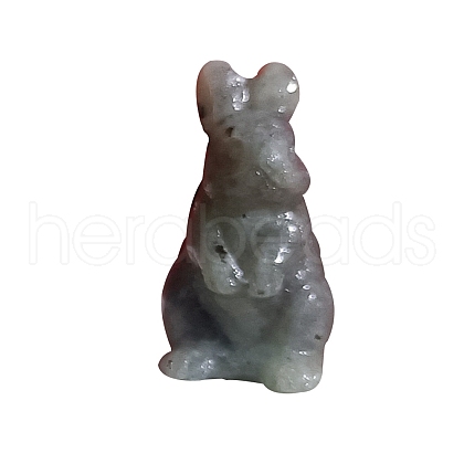 Natural Labradorite Carved Healing Rabbit Figurines PW-WG70445-06-1