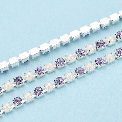 Iron Rhinestone Cup Chains CH-N005-02E-1