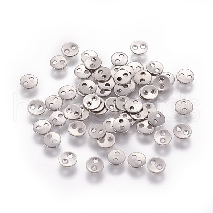 Tarnish Resistant 316 Surgical Stainless Steel Buttons STAS-I118-14P-1