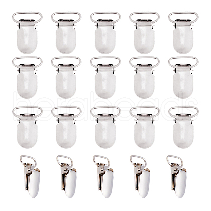 SUPERFINDINGS 30Pcs Iron Clasps DIY-FH0007-77-1