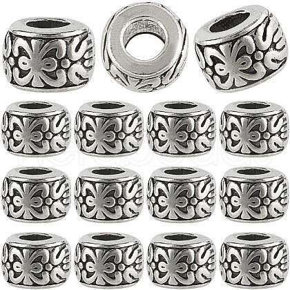 SOFPLATE 150Pcs Tibetan Silver Alloy Beads FIND-SP0001-93-1