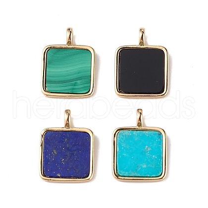 Natural Mixed Stone Pendants G-F739-04G-1