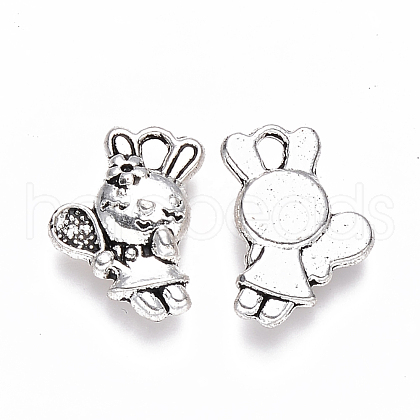Tibetan Style Alloy Pendants TIBEP-S319-087AS-RS-1