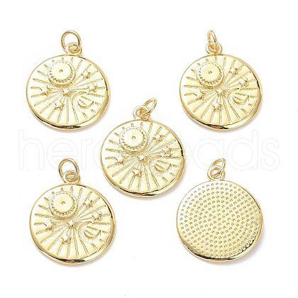 Brass Pendants KK-L206-018G-1