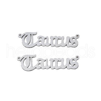 Non-Tarnish 304 Stainless Steel Connector Charms STAS-N095-136G-1