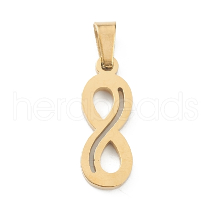 Ion Plating(IP) 304 Stainless Steel Pendants STAS-Z035-10-1