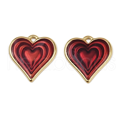 304 Stainless Steel Enamel Pendants STAS-L290-11A-G-1