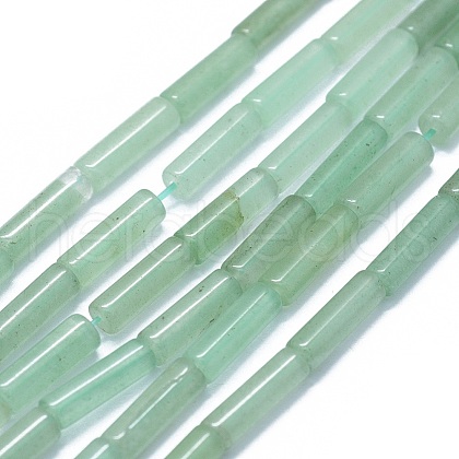 Natural Green Aventurine Beads Strands G-F631-D12-02-1