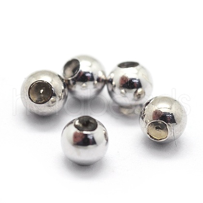 Anti-Tarnish Rhodium Plated 925 Sterling Silver Beads STER-I016-106B-P-1