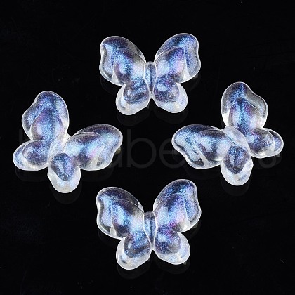 Transparent Acrylic Beads X-OACR-N008-072-1