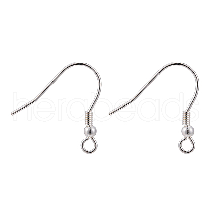 925 Sterling Silver Earring Hook Findings STER-M104-01C-1