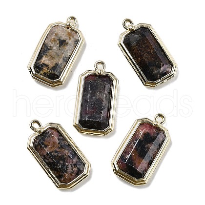 Natural Rhodonite Pendants G-U019-04G-02-1