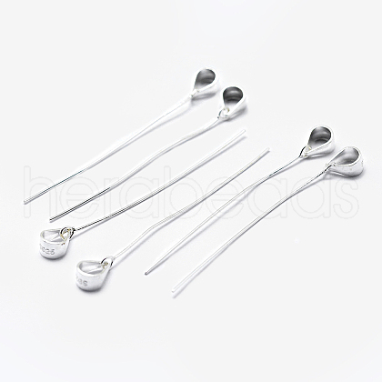 925 Sterling Silver Eye Pin STER-I014-22S-1