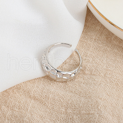 Brass Adjustable Cuff Rings for Women FS-WG3E492-01-1