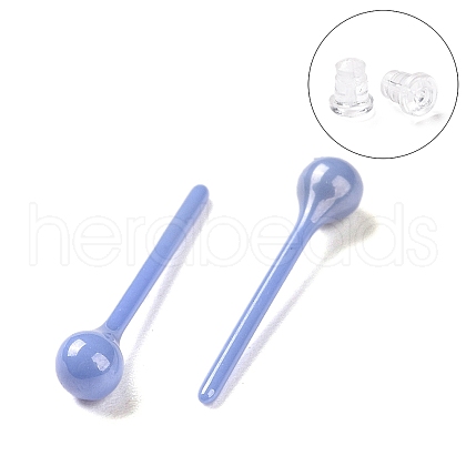 Hypoallergenic Bioceramics Zirconia Ceramic Stud Earrings EJEW-Z023-11B-1